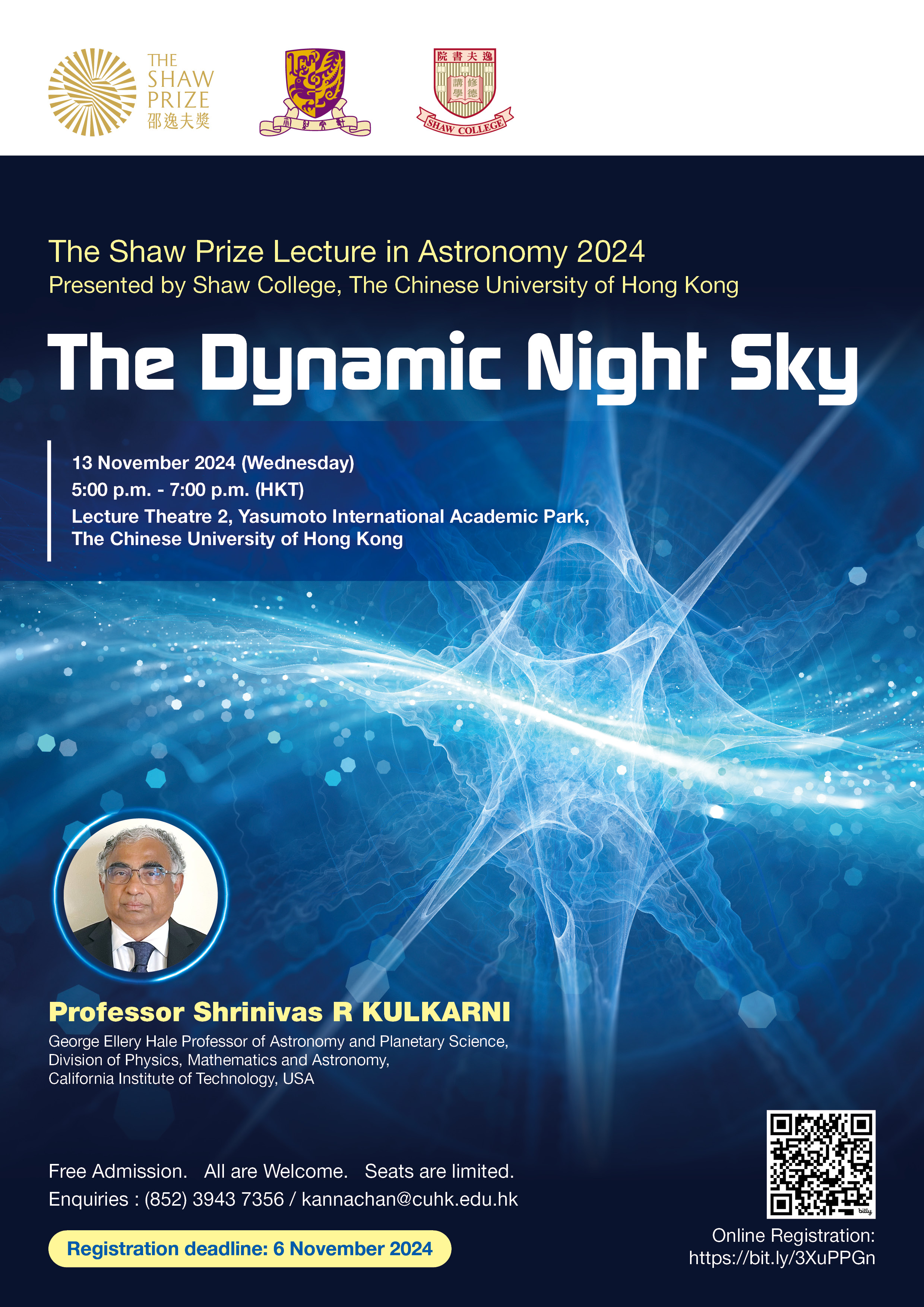 The Shaw Prize Lecture in Astronomy 2024  