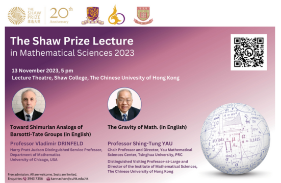 The Shaw Prize Lecture in Mathematical Sciences 2023