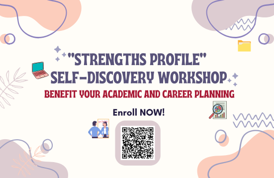 [Open for Application] "Strengths Profile" Self-discovery Workshop
